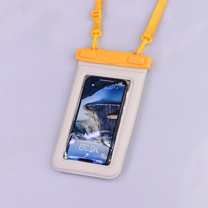 IPX8 Waterproof Phone Pouch with Inflatable Floating Layer,Touchscreen Dry Bag for Swimming(yellow) V888-ELOSUNG25364
