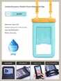 IPX8 Waterproof Phone Pouch with Inflatable Floating Layer,Touchscreen Dry Bag for Swimming(green) V888-ELOSUNG25367