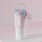 304 Stainless Steel Insulated Tumbler,Large Capacity with Handle and Cute Cloud Accessory(Pink) V888-ELOSUNG25397