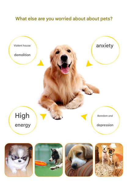 Rubber Snuffle Ball for Pets,Interactive Hollow Treat-Hiding Toy for Dogs and Cats(Yellow) V888-ELOSUNG25423