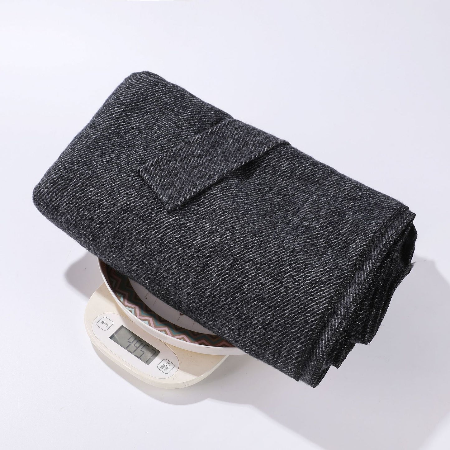 Solid Knit Poncho Shawl,Warm Fall/Winter Cape with Slit and Crossbar Design(Blue) V888-ELOSUNG25430