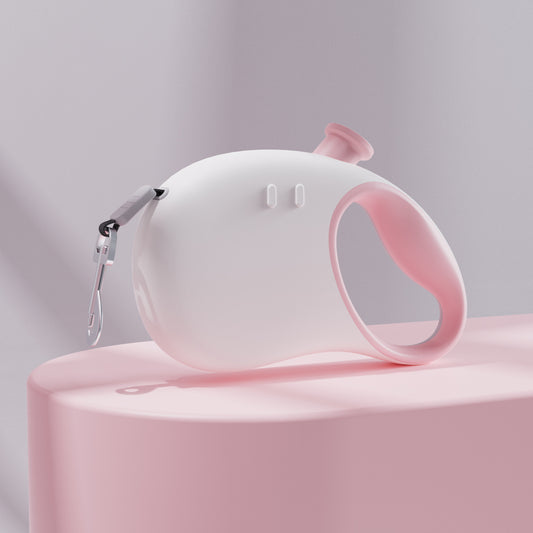 Retractable Dog Leash - Reflective Pet Lead with 3m Extension, One-Button Control(Pink) V888-ELOSUNG25451