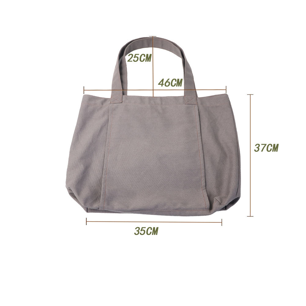 Yoga Mat Tote Bag - Durable Canvas Shoulder Bag for Outdoor Workouts & Travel(Grey) V888-ELOSUNG25486