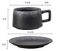 Vintage Ceramic Coffee Cup and Saucer Set - Elegant Afternoon Tea Set(Snow) V888-ELOSUNG25523