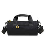 Waterproof Oxford Cylindrical Travel Bag - Large Capacity Handbag with Shoulder Strap(Black) V888-ELOSUNG25567