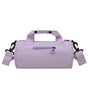 Waterproof Oxford Cylindrical Travel Bag - Large Capacity Handbag with Shoulder Strap(Light Purple) V888-ELOSUNG25571