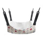 Cat Cage Hammock - Adjustable Double-Sided Pet Swing Bed with Hooks(Red Star) V888-ELOSUNG25586