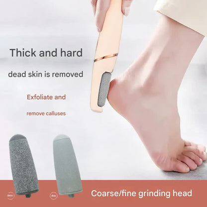Rechargeable Electric Foot File - Waterproof Callus Remover with Interchangeable Heads(pink) V888-ELOSUNG25617