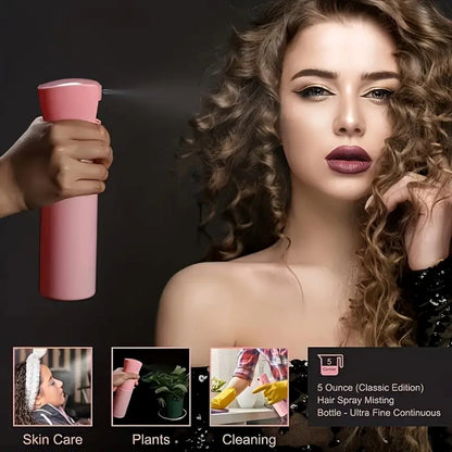 Complete Hair Styling Kit with Detangling Brushes, Combs, Spray Bottle, and Accessories(pink) V888-ELOSUNG25625