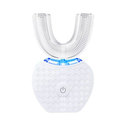 U-Shaped Automatic Ultrasonic Electric Toothbrush - 360 Deep Cleaning & Whitening, Rechargeable(white) V888-ELOSUNG25632