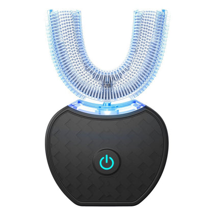 U-Shaped Automatic Ultrasonic Electric Toothbrush - 360 Deep Cleaning & Whitening, Rechargeable(black) V888-ELOSUNG25633