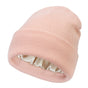 Premium Warm Beanie with Silk Satin Lining(pink) V888-ELOSUNG25650