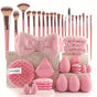 40-Piece Ultimate Beauty Tool Kit for Face Cleansing and Makeup(pink) V888-ELOSUNG25661