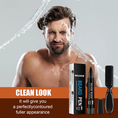 EELHOE Beard Pen Filler Kit - Waterproof & Sweatproof for a Natural Fuller Look V888-ELOSUNG25671