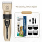 Professional Pet Grooming Hair Clipper Kit - Rechargeable, Low Noise, with Ceramic Blades & 5-Speed V888-ELOSUNG25690