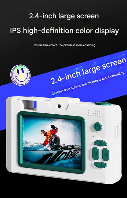 Compact 4K Digital Camera - 50MP, 16x Zoom, 2.4-inch IPS Screen, WiFi & Fill Light - Retro CCD Style(black) V888-ELOSUNG25702