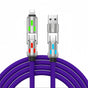 Universal PD Fast Charging Cable with LED Indicator - Zinc Alloy, Durable 1.5m Silicone Cord - Multiple V888-ELOSUNG25708