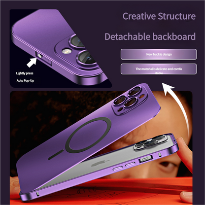 Innovative Detachable Backplate Case for iPhone 14 Pro Max with Strong MagSafe Compatibility(Gold) V888-ELOSUNG25721