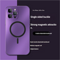 Innovative Detachable Backplate Case for iPhone 14 Pro Max with Strong MagSafe Compatibility(Purple) V888-ELOSUNG25722