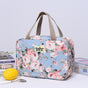 Versatile Portable Handled Bag - Durable Waterproof Fabric, Ideal for Toiletries, Lunch & Travel(Light blue V888-ELOSUNG25727