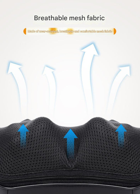 Deep Kneading Shiatsu Neck & Shoulder Massager with Heat - USB Rechargeable Ergonomic Design(Beige) V888-ELOSUNG25740