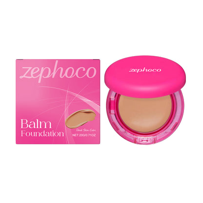 Moisturizing Balm Foundation - Lightweight Texture, Long-Lasting Natural Coverage(Dark skin tone) V888-ELOSUNG25748