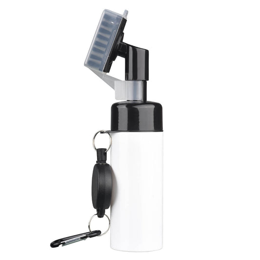 Portable Golf Club Groove Cleaner Brush with Water Spray Bottle & Retractable Keychain(white) V888-ELOSUNG25770