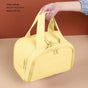 Portable Multi-Compartment Travel Toiletry & Makeup Organizer Bag with Brush Holders(Yellow) V888-ELOSUNG25777