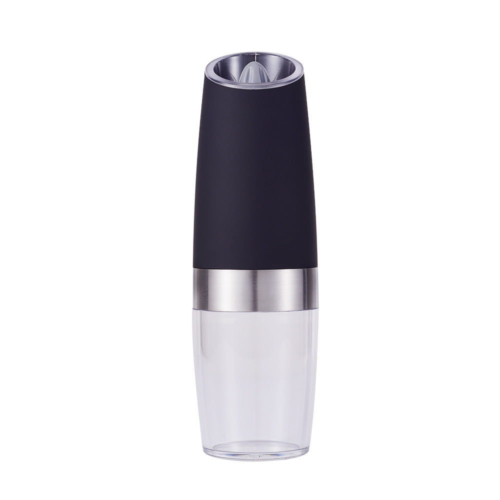 Gravity Electric Salt & Pepper Grinder Set - Adjustable Coarseness, LED Light, Battery Operated(black) V888-ELOSUNG25786
