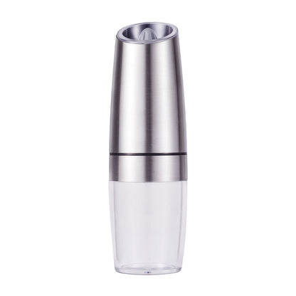 Gravity Electric Salt & Pepper Grinder Set - Adjustable Coarseness, LED Light, Battery Operated(silver) V888-ELOSUNG25787