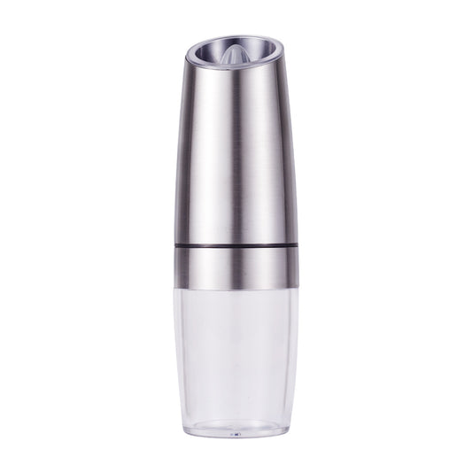 Gravity Electric Salt & Pepper Grinder Set - Adjustable Coarseness, LED Light, Battery Operated(silver) V888-ELOSUNG25787