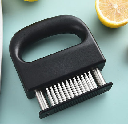 Professional Meat Tenderizer Tool - 48 Stainless Steel Blades with Safety Lock & Ergonomic Handle V888-ELOSUNG25788