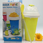 DIY Frozen Magic Slushy Maker Cup - Quick Squeeze Smoothie Cup with Lid & Straw/Spoon(Yellow) V888-ELOSUNG25792