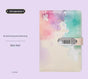 A5 Tie-Dye Journal with Combination Lock - 240 Pages, Soft Touch Cover Diary(Pink Green) V888-ELOSUNG25803