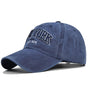 Vintage New York Est. 1625" Washed Cotton Baseball Cap - Adjustable & Unisex(Navy blue)" V888-ELOSUNG25814