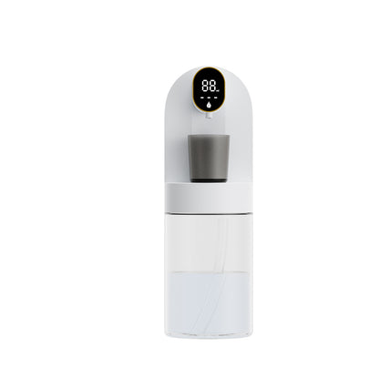Smart Automatic Mouthwash Dispenser - 4 Adjustable Levels, LED Display, 2000mAh Battery & Magnetic Cups(white) V888-ELOSUNG25834