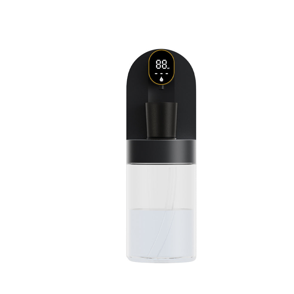 Smart Automatic Mouthwash Dispenser - 4 Adjustable Levels, LED Display, 2000mAh Battery & Magnetic Cups(black) V888-ELOSUNG25835