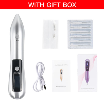 Professional 9-Level Skin Tag & Mole Remover Pen - USB Rechargeable with LED Display & Multiple V888-ELOSUNG25859