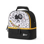Versatile Insulated Breast Milk Cooler & Lunch Backpack - Waterproof, Multi-Carry Options(Black print) V888-ELOSUNG25874