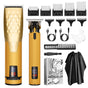 Professional 2-in-1 Cordless Hair Clipper & Trimmer Kit with LED Display & 5-Speed Fine Tuning(Gold) V888-ELOSUNG25885