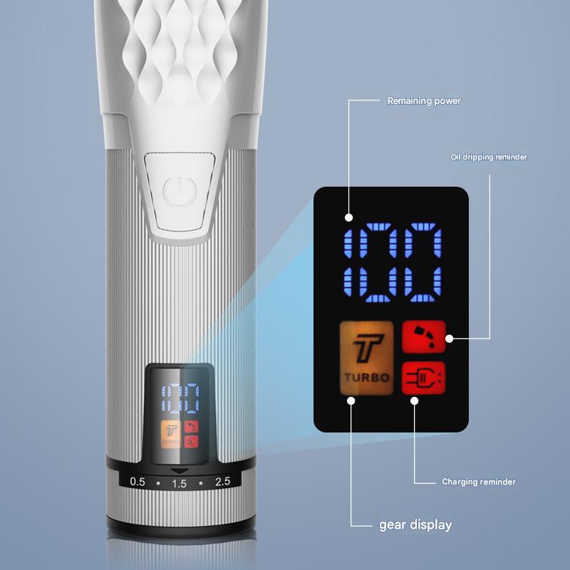 Professional 2-in-1 Cordless Hair Clipper & Trimmer Kit with LED Display & 5-Speed Fine Tuning(Gold) V888-ELOSUNG25885