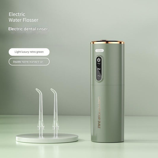Portable Electric Water Flosser - USB-C Rechargeable, Multiple Modes, Gingival Protection(green) V888-ELOSUNG25886