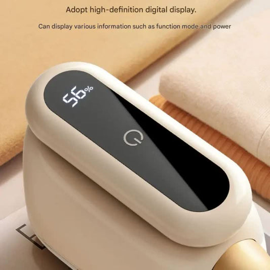 Compact Electric Lint Remover with LED Display & Dual Head - USB Rechargeable(Dark green) V888-ELOSUNG25895