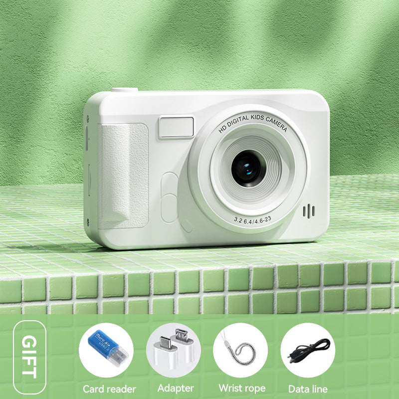 Student HD Digital Camera - 44MP, 8x Zoom, Autofocus, Dual Lens, Type-C Charging (white) V888-ELOSUNG25915