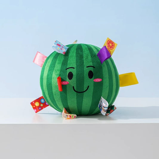 Durable Dog Training Interactive Ball with Sensory Tags(Dark green watermelon) V888-ELOSUNG25933
