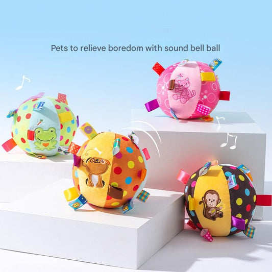 Durable Dog Training Interactive Ball with Sensory Tags(Blue Star Bear) V888-ELOSUNG25936