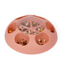 Interactive Pet Slow Feeder & Puzzle Toy - Press to Dispense Food, Improves Digestion(pink) V888-ELOSUNG25943