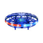 Hand-Controlled UFO Mini Drone with LED Lights & Obstacle Avoidance(blue) V888-ELOSUNG25967