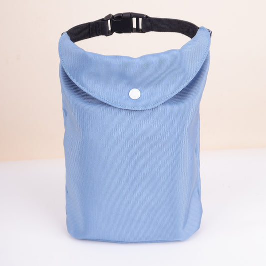 2-pcs Blue Portable Pet Food Storage Bag - Roll Top Treat Pouch for Travel & Walks V888-ELOSUNG26012