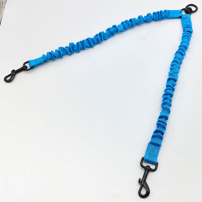 Blue Pet Double-Ended Rope + 1.5M Leash - Easy to walk two dogs, tangle-free design V888-ELOSUNG26033